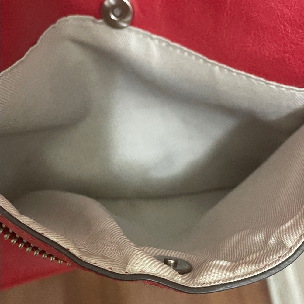 INTERNATIONAL CONCEPTS: Chic Red non-Leather Shoulder Bag”MINOR WEAR/TEAR” - Picture 8 of 10